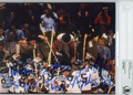 Signed 1980 USA Hockey Gold Winning 8x10 Photo by 9 - Beckett BAS Encased Photo