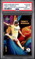 2025 Parkside NWSL Trinity Rodman Just Watch /51 Keepr Exclusive PSA 8