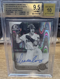 Ivan Melendez 2022 Bowman Draft Lite 1st Bowman Draft RayWave Auto SP BGS 9.5