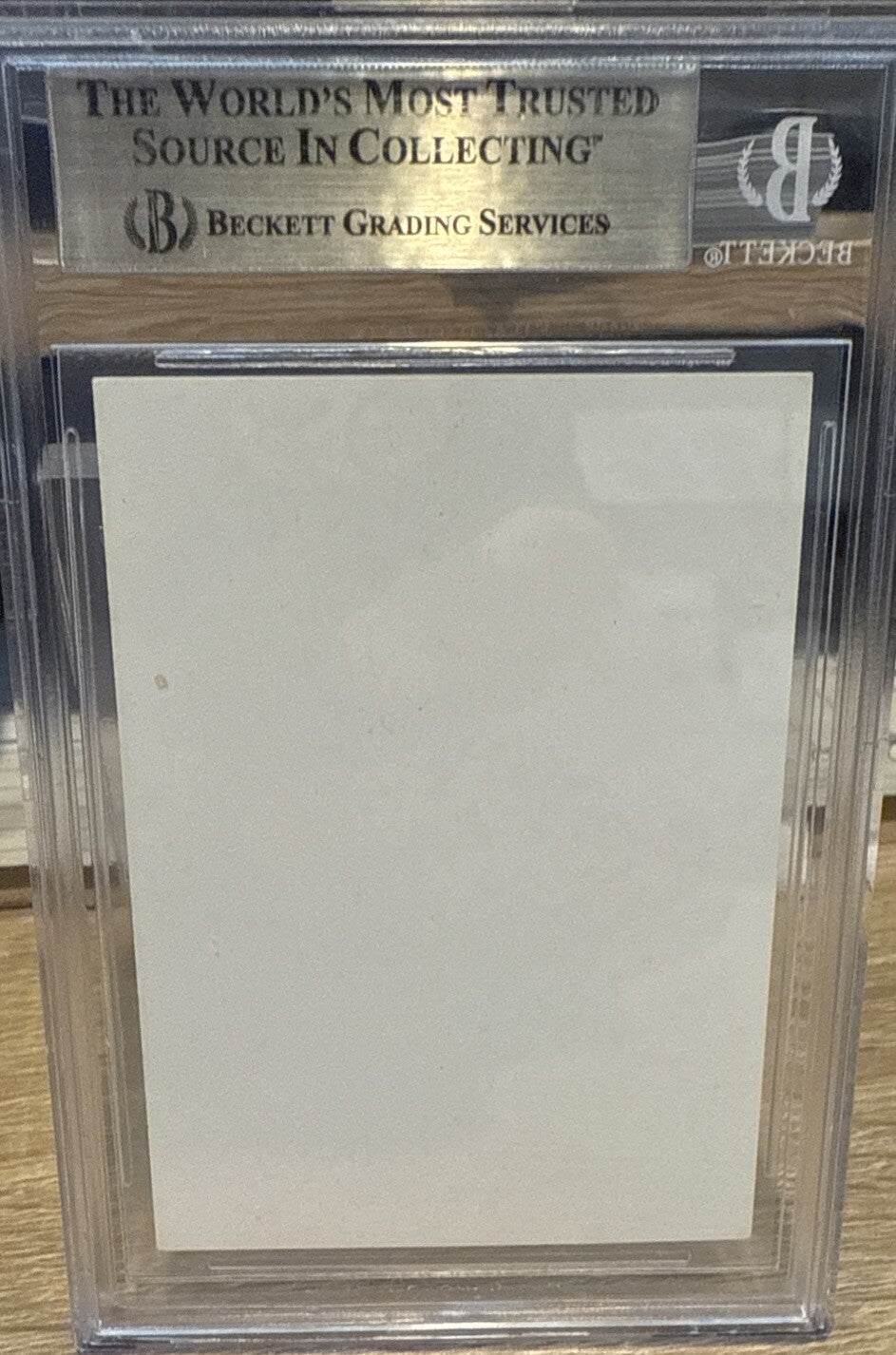 Signed Richard Petty Custom Trading Card NASCAR Beckett BAS Slab