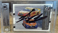 Signed Joey Logano 2017 Donruss Duals #116 - Beckett BAS Slab
