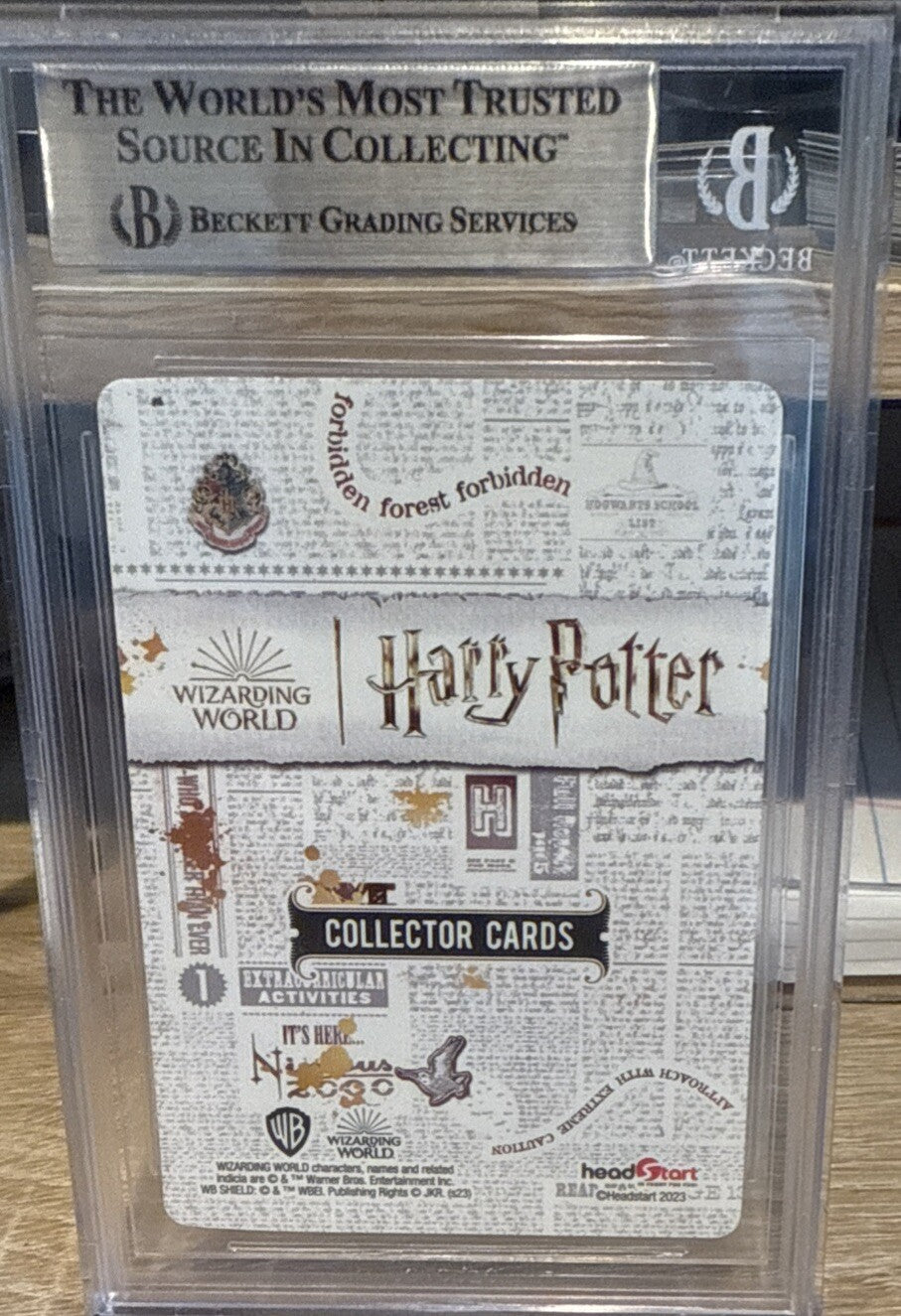 Daniel Radcliffe Signed 2023 Ooshie Harry Potter Collectors Cards #50 BAS Slab