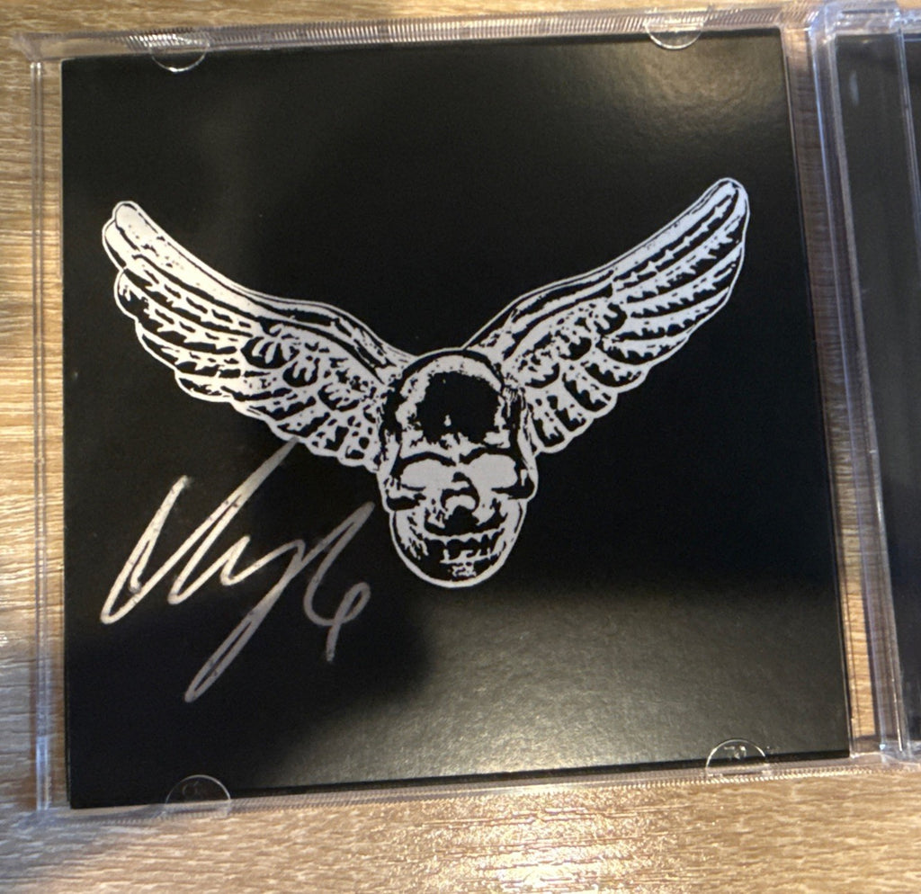 YUNGBLUD autographed signed CD booklet With CD WIth Aerosmith “One More Time”