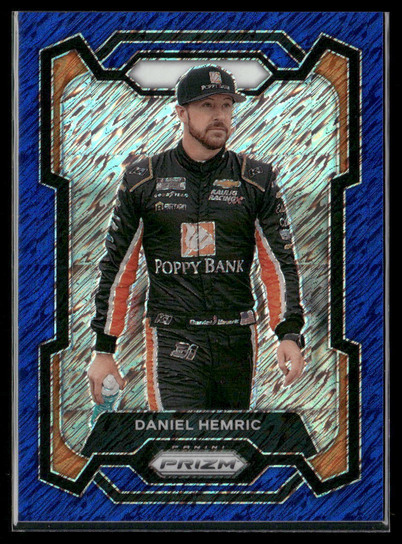2024 Panini Prizm Racing #58 Daniel Hemric FOTL Blue Shimmer /10