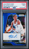 2024 Panini Prizm WNBA #SG-NC Natasha Cloud Signatures AUTO BLUE /75 - PSA 9