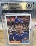 Signed 2024 Topps Archives #41 - Ryne Sandberg - Beckett BAS On Card Auto
