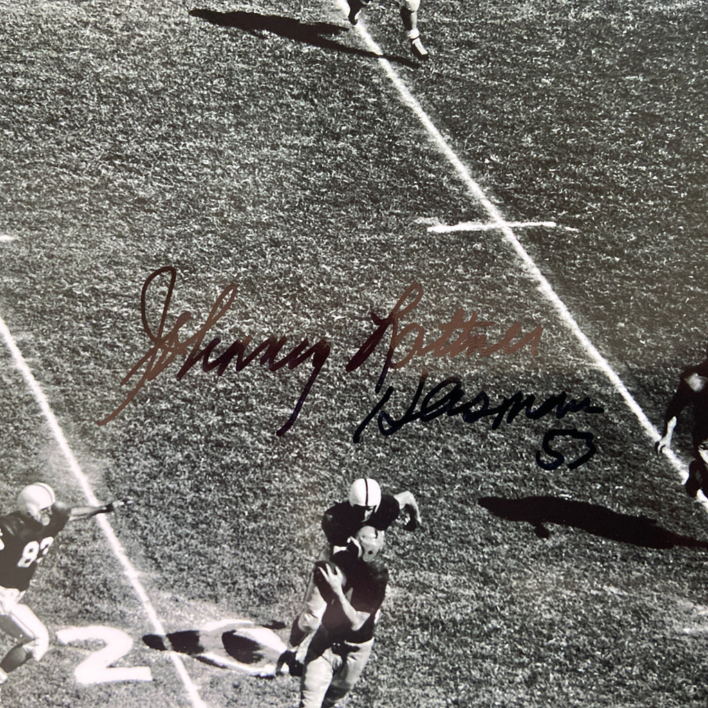 Johnny Lattner Signed 8x10 Photo Autographed PSA/DNA COA Notre Dame 1953 Heisman