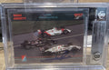 MARIO ANDRETTI Signed 1992 Collect A Card #41 Beckett BAS encased Indy Racing