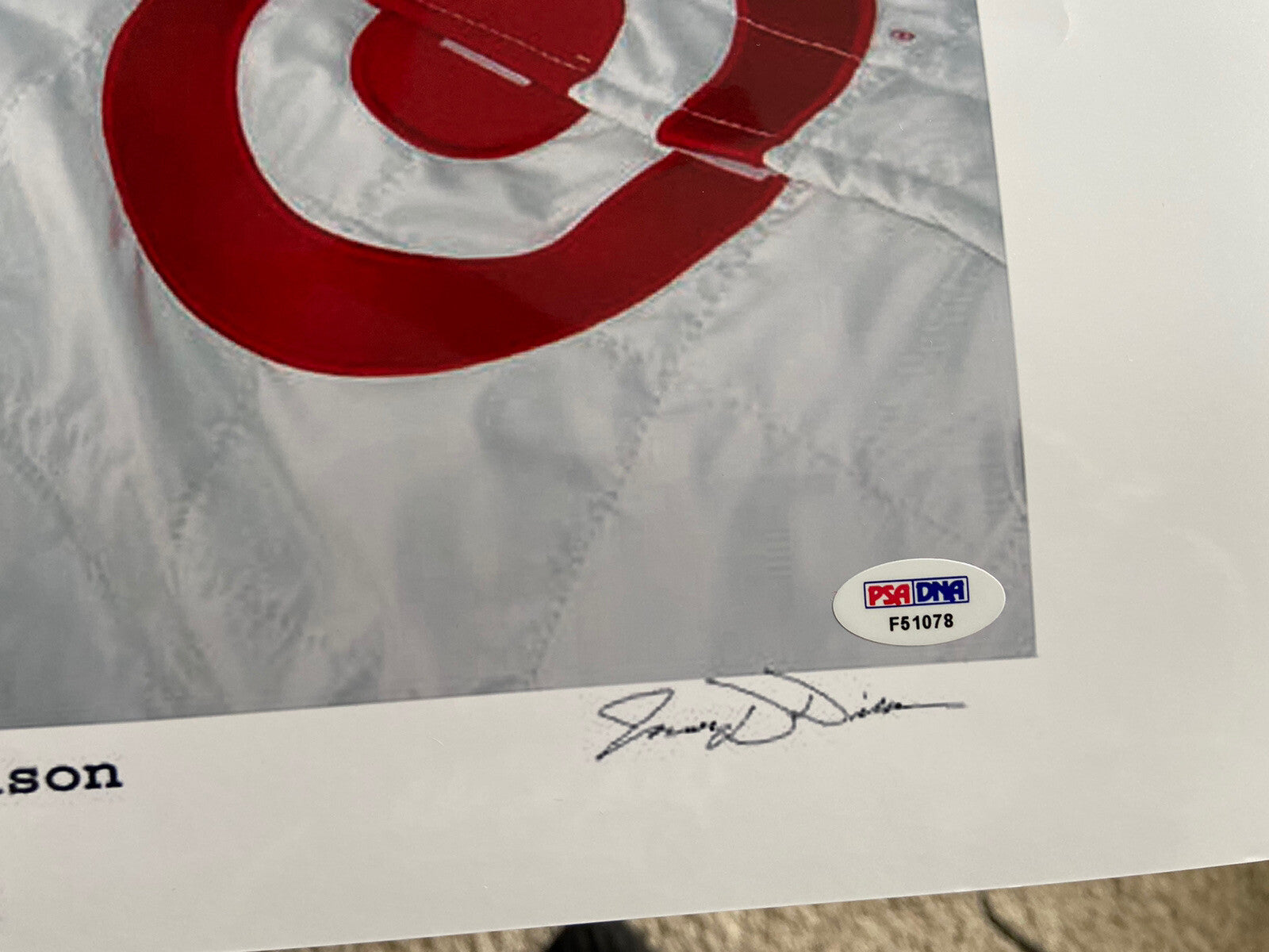 Reed Sorenson Signed 16x20 Photo Auto PSA/DNA