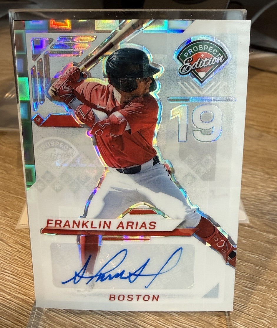 2025 Panini Prospect Edition Franklin Arias FOTL SILVER PANDORA AUTO #'d /7