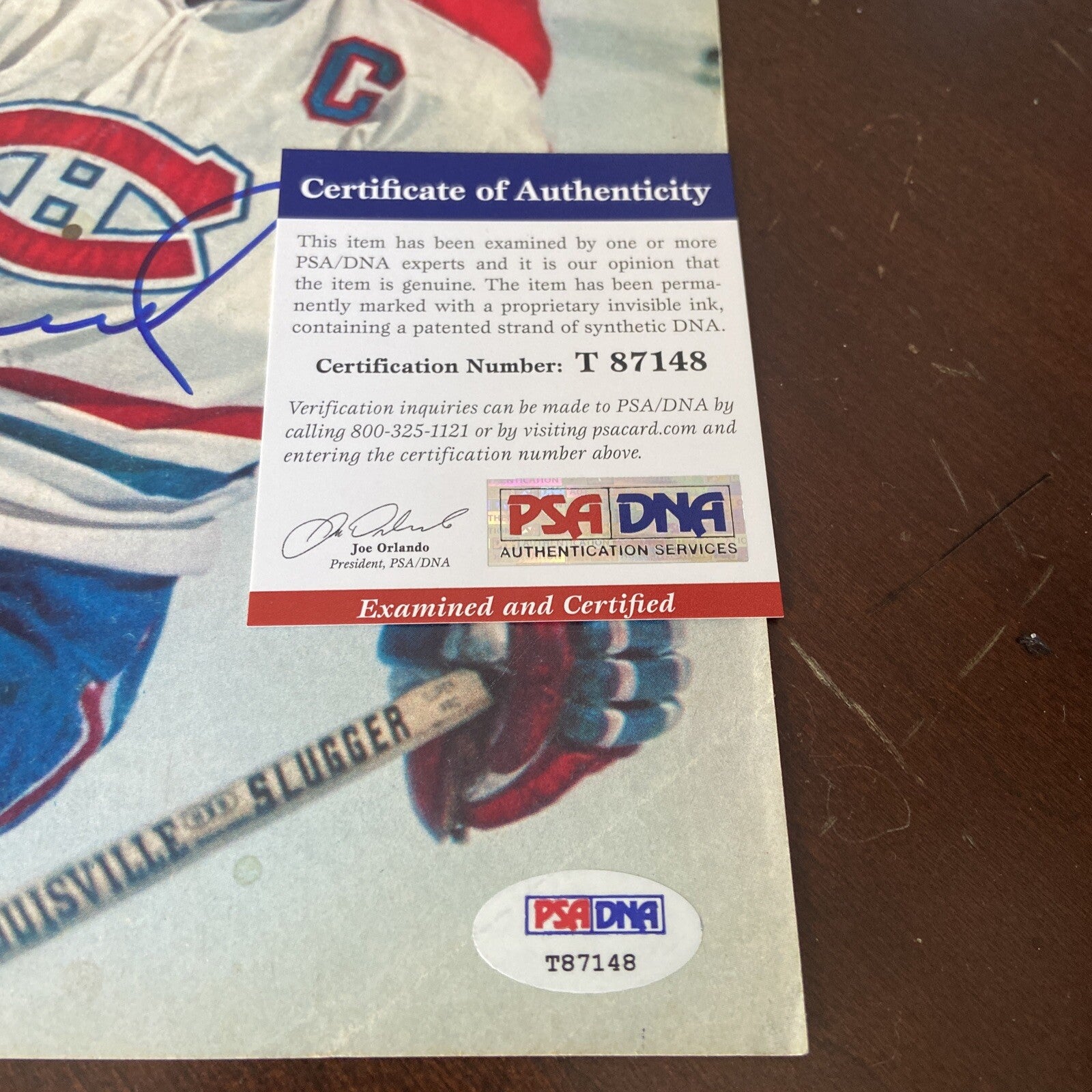 Henri Richard (HOF '79) Signed SI Cover (removed) Autograph Auto PSA/DNA T87148