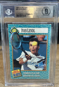 Ivan Lendl Signed 1989 SI For Kids #68 BAS Beckett Autographed Slab