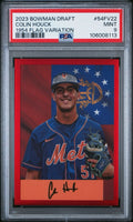 2023 Bowman Draft Bowman Flag Variation Colin Houck 1954 Flag Variation PSA 9