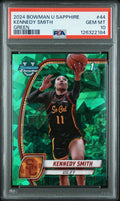 2024 BOWMAN U SAPPHIRE #44 KENNEDY SMITH /65 GREEN PSA 10 Gem