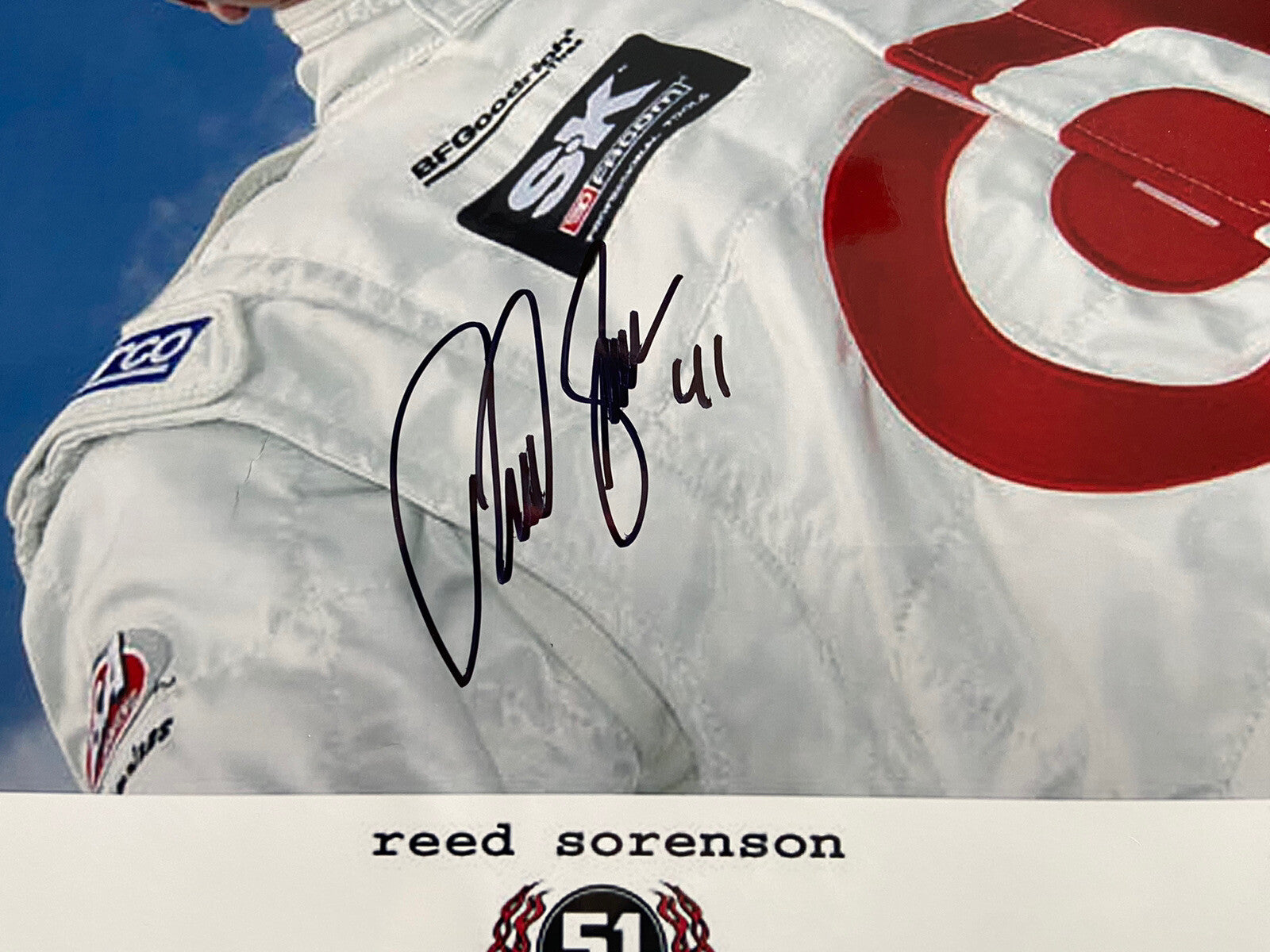 Reed Sorenson Signed 16x20 Photo Auto PSA/DNA
