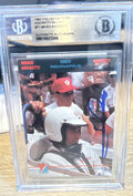 MARIO ANDRETTI Signed 1992 Collect A Card #71 Beckett BAS encased Indy Racing