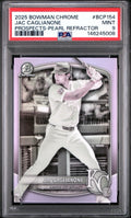 Jac Caglianone 2025 Bowman Chrome Pearl Refractor  #BCP-154 - PSA 9 Mint