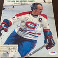 Henri Richard (HOF '79) Signed SI Cover (removed) Autograph Auto PSA/DNA T87148