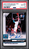 2025-26 Panini Instant NBA #52 Ryan Kalkbrenner  Auto  Rookie Card PSA 10 Gem
