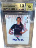 BGS 9.5 Gem Mint 2023 Parkside NWSL Signature Series Auto MELANIE BARCENAS /400
