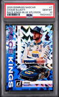 2025 Donruss #7 Chase Elliott Race Kings Blue XPlosion /49 - PSA 10 Gem