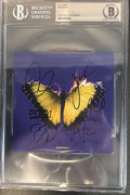 Maroon 5 - Band SIGNED CD Insert “Love Is Like” Beckett BAS Encased Slab