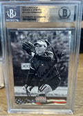 Signed Lisa Fernandez  2012 Panini Americana #71 Beckett BAS Slab