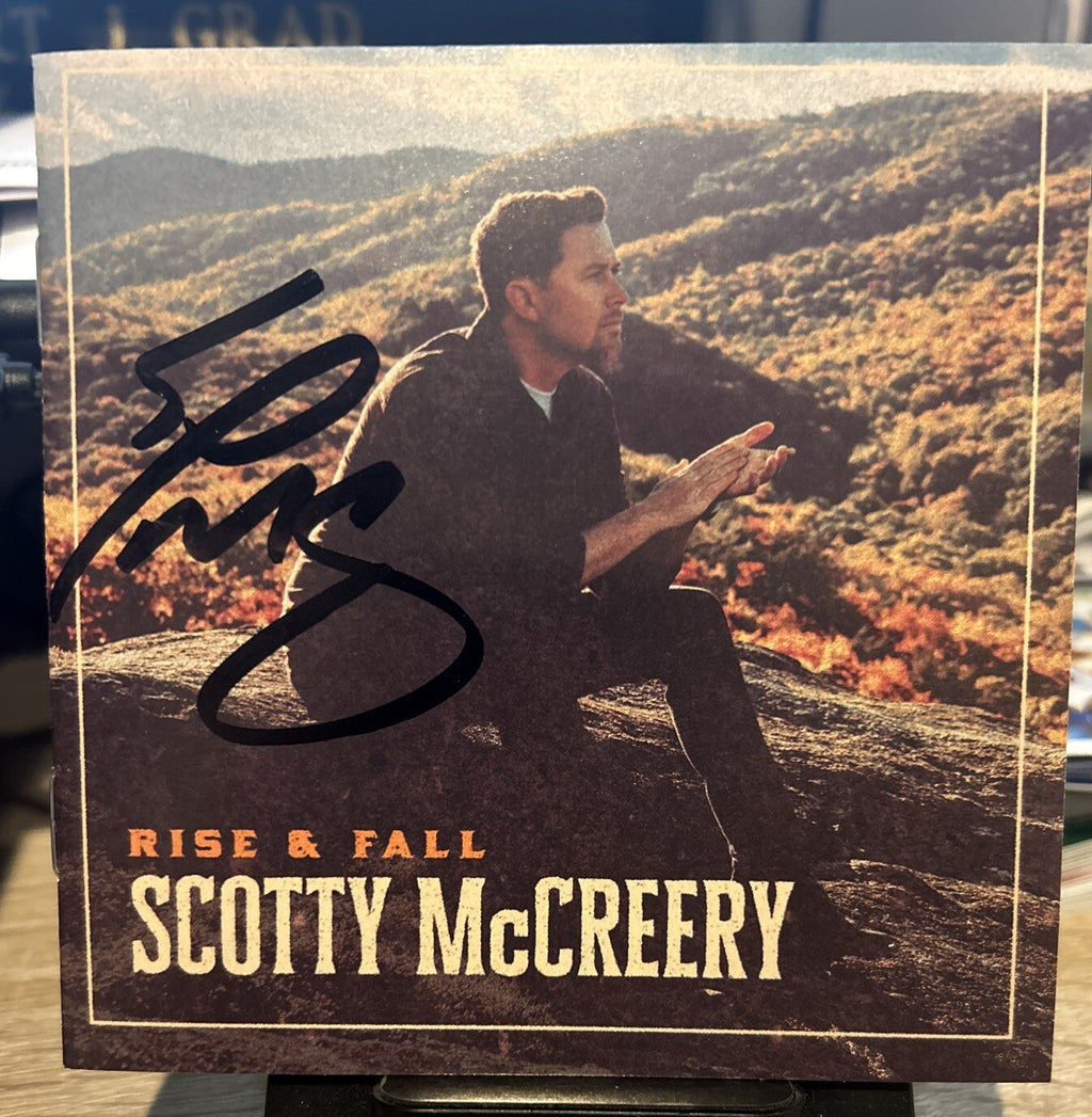 SCOTTY MCCREERY Rise & Fall / CD SIGNED CD Booklet And New CD