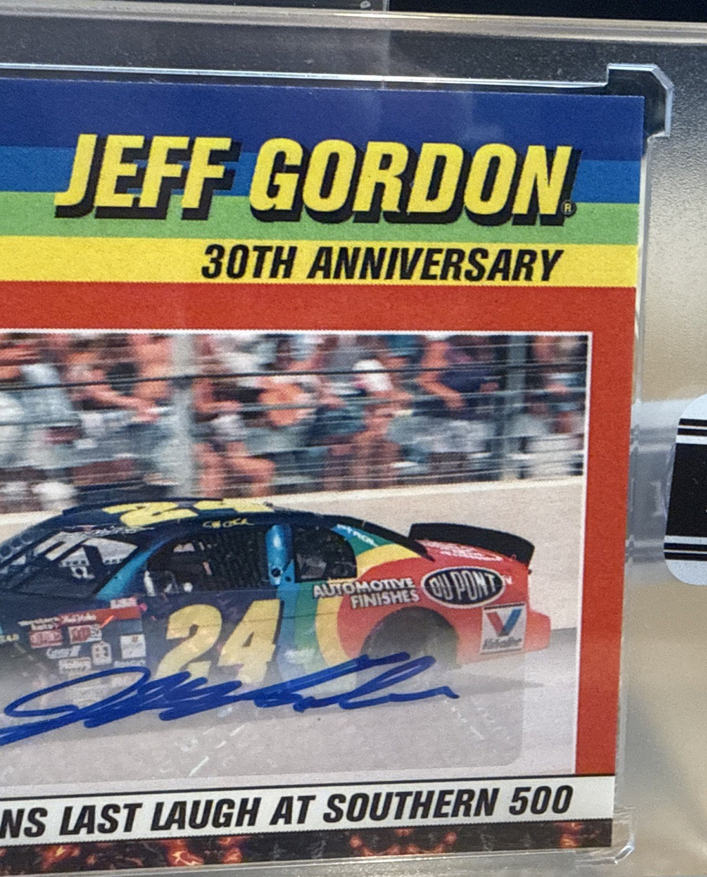 2025 PANINI INSTANT JEFF GORDON 30TH ANNIVERSARY   #JG30-6 Magma Auto 1/1 🔥