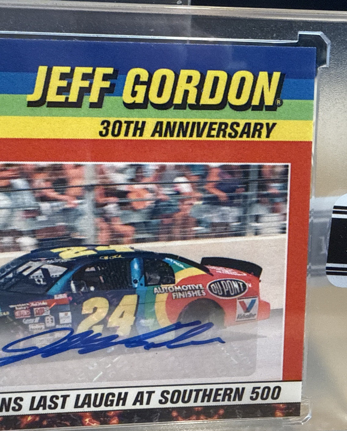 2025 PANINI INSTANT JEFF GORDON 30TH ANNIVERSARY   #JG30-6 Magma Auto 1/1 🔥