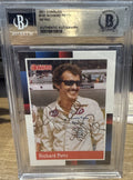 Signed Richard Petty 2021 Donruss Retro #142 BAS Beckett Slabbed