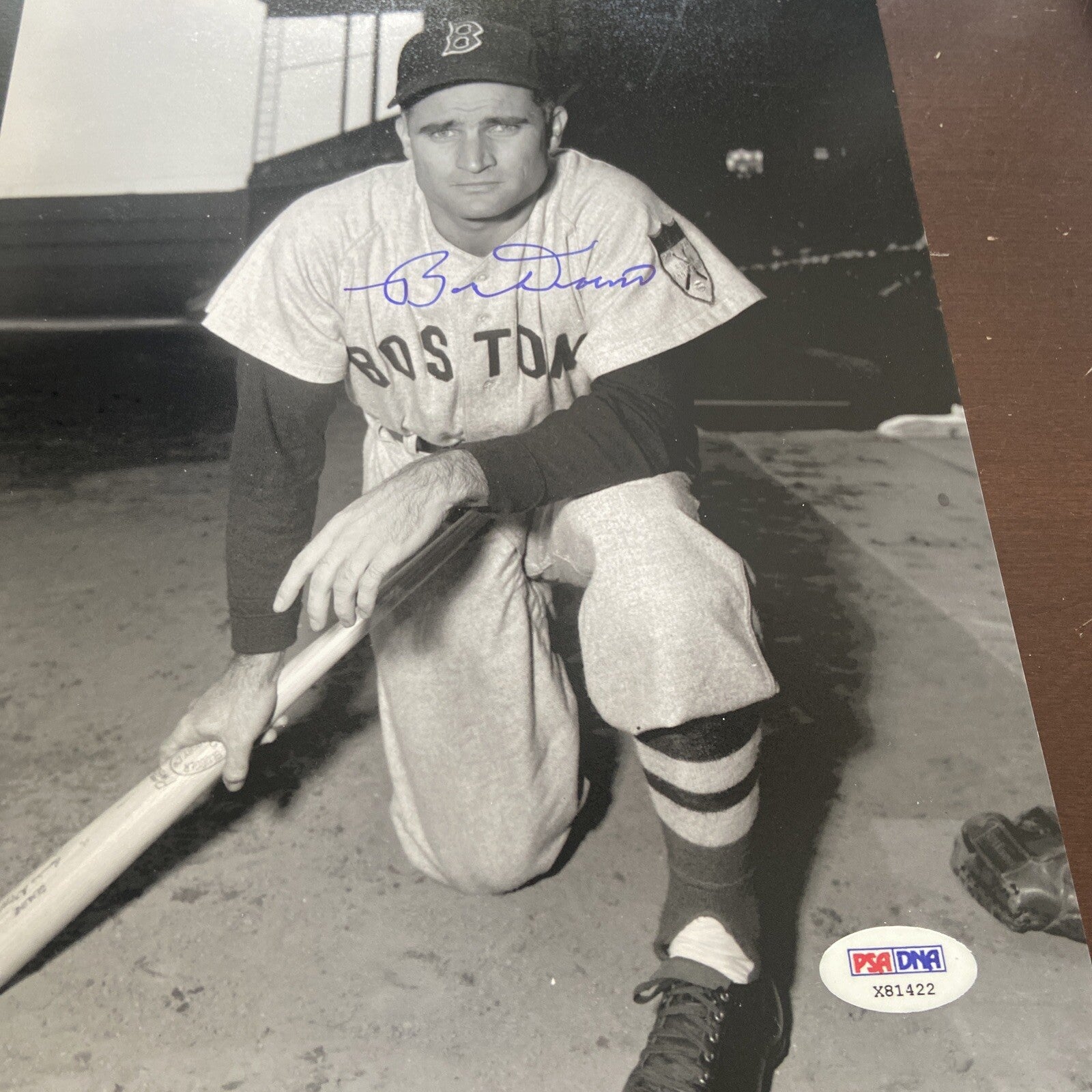Bob Doerr Red Sox Signed 8x10 Photo Autograph Auto PSA/DNA