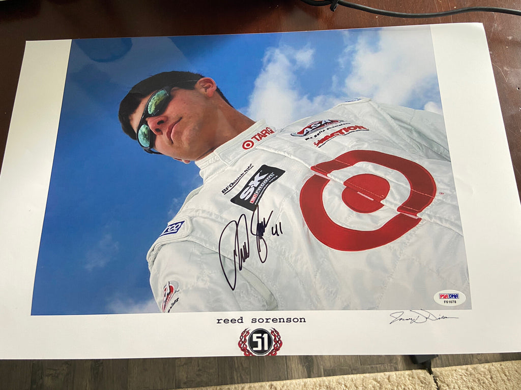 Reed Sorenson Signed 16x20 Photo Auto PSA/DNA