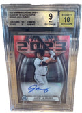 Jack Hurley 2023 Bowman Draft Class Of 2023 Autograph Auto Card #23A-JH BGS 9