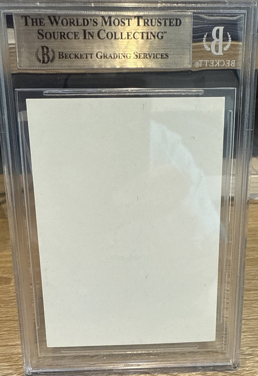 Signed Richard Petty Custom Trading Card NASCAR Beckett BAS Slab