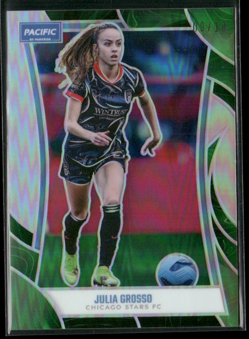 2025 Parkside NWSL Pacific #77 Julia Grosso - Green Refractor /10