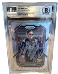 Signed Alex Bowman 2023 Panini Prizm Silver #27 - Beckett BAS Slab