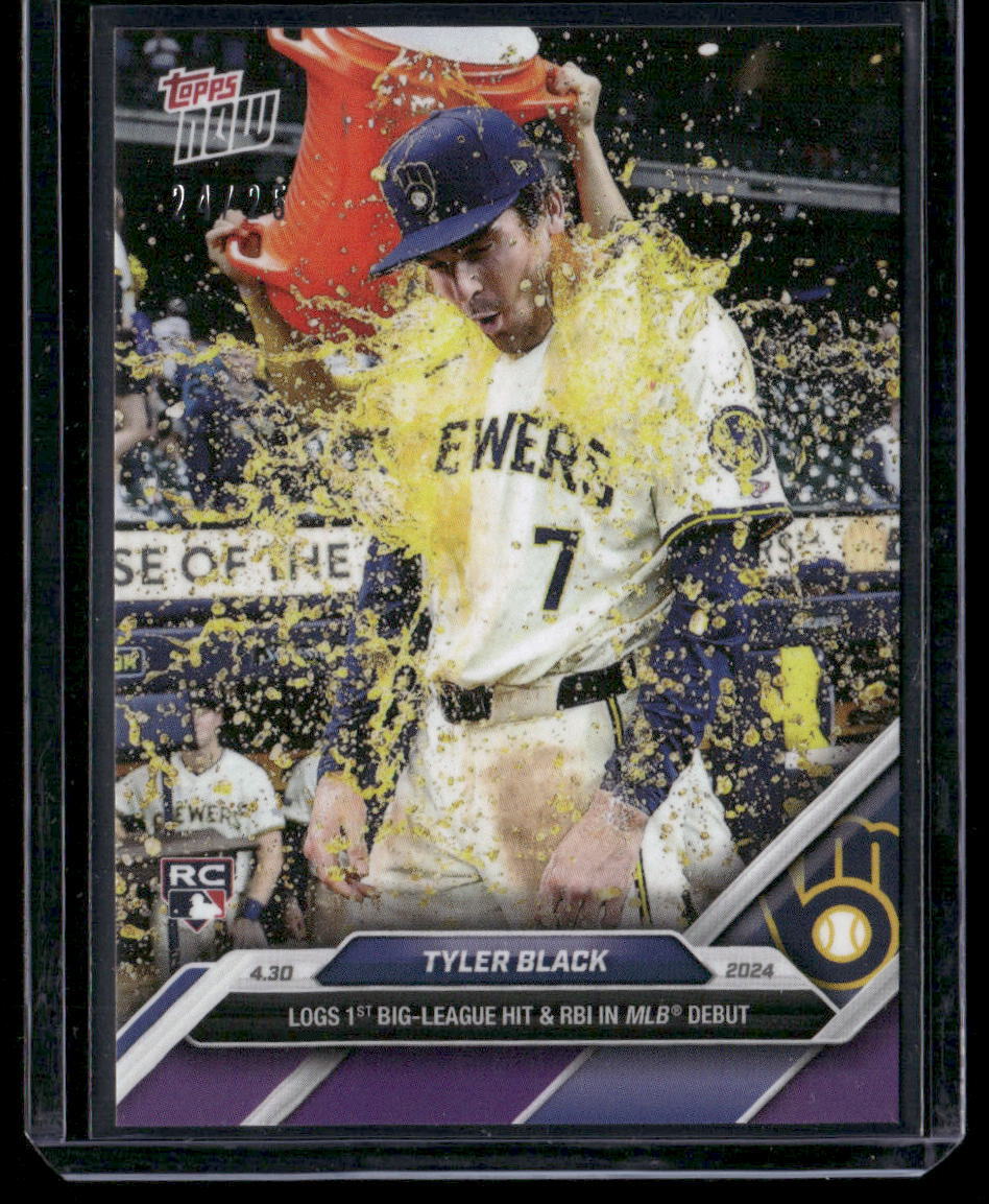 2024 Topps Now #138 Tyler Black Purple