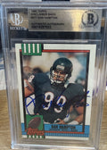 Signed 1990 Topps  Dan Hampton Auto #377 - Beckett BAS Authentic