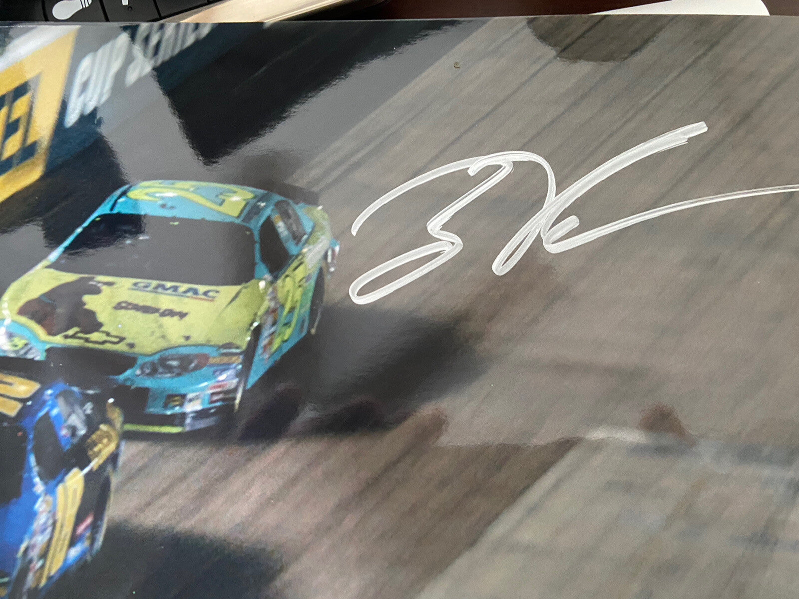 Brian Vickers NASCAR Signed Auto 16x20 Photo PSA/DNA COA