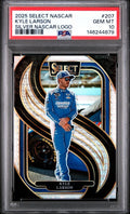 2025 Panini Select Kyle Larson Trackside NASCAR LOGO SSP PSA 10 Gem