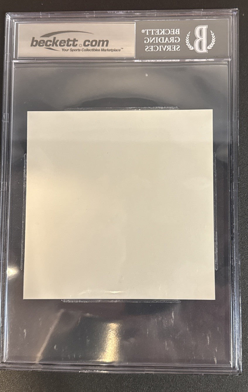 Bryan Adams SIGNED CD Insert “Roll With The Punches” - Beckett BAS Encased Slab