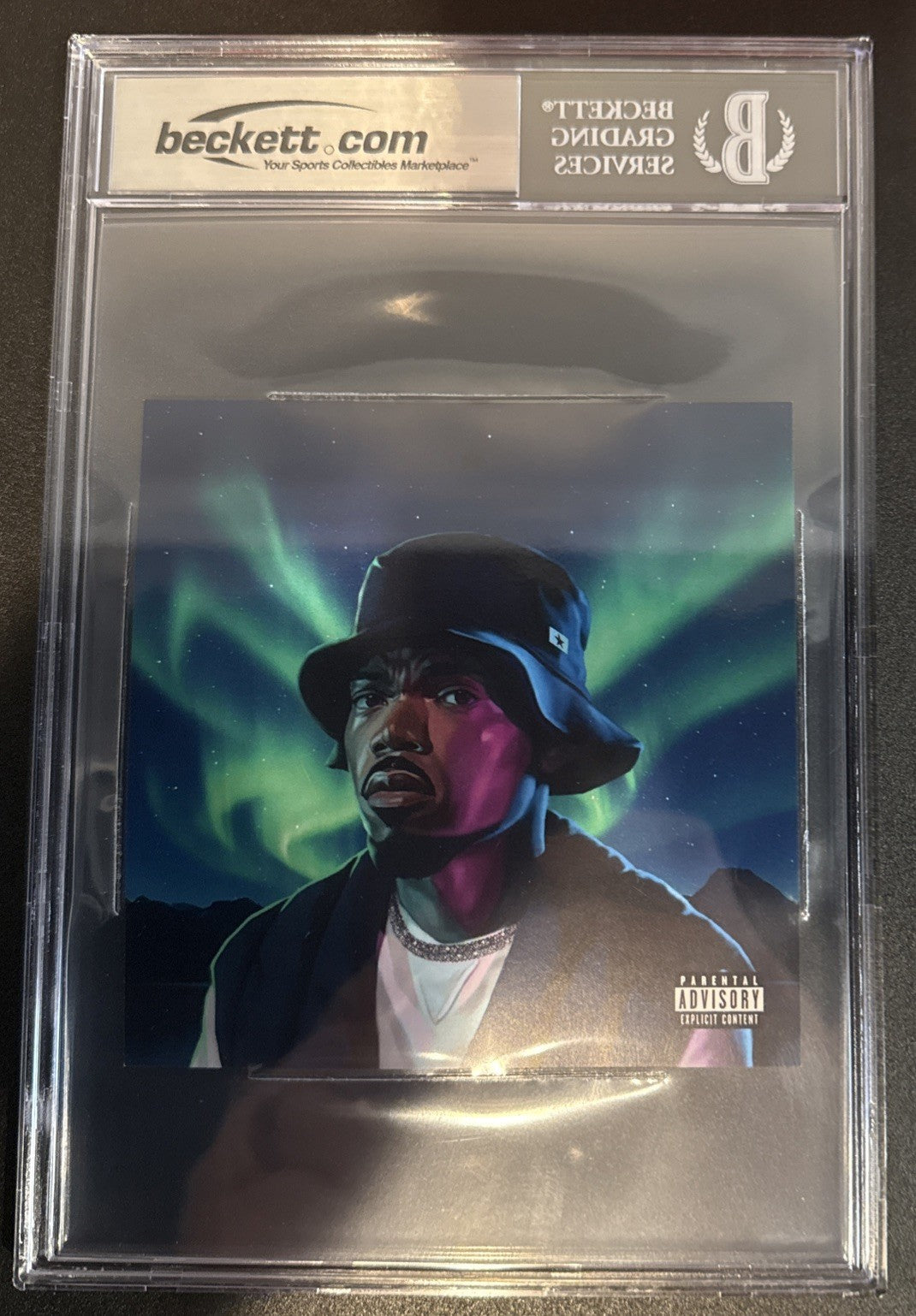 Chance The Rapper SIGNED CD Insert “Star Line” - Beckett BAS Encased Slab