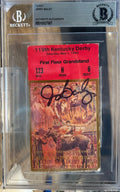 Jerry Bailey SIGNED 1993 Kentucky Derby Ticket Stub Winning Jockey BAS BECKETT