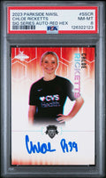 2023 Parkside NWSL Vol 2 Red Hex /99 Chloe Ricketts #SS-CR PSA 8 Rookie Auto RC