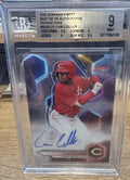 2023 Bowman's Best Refractor #B23-CCR Cam Collier Reds Auto Autograph BGS 9