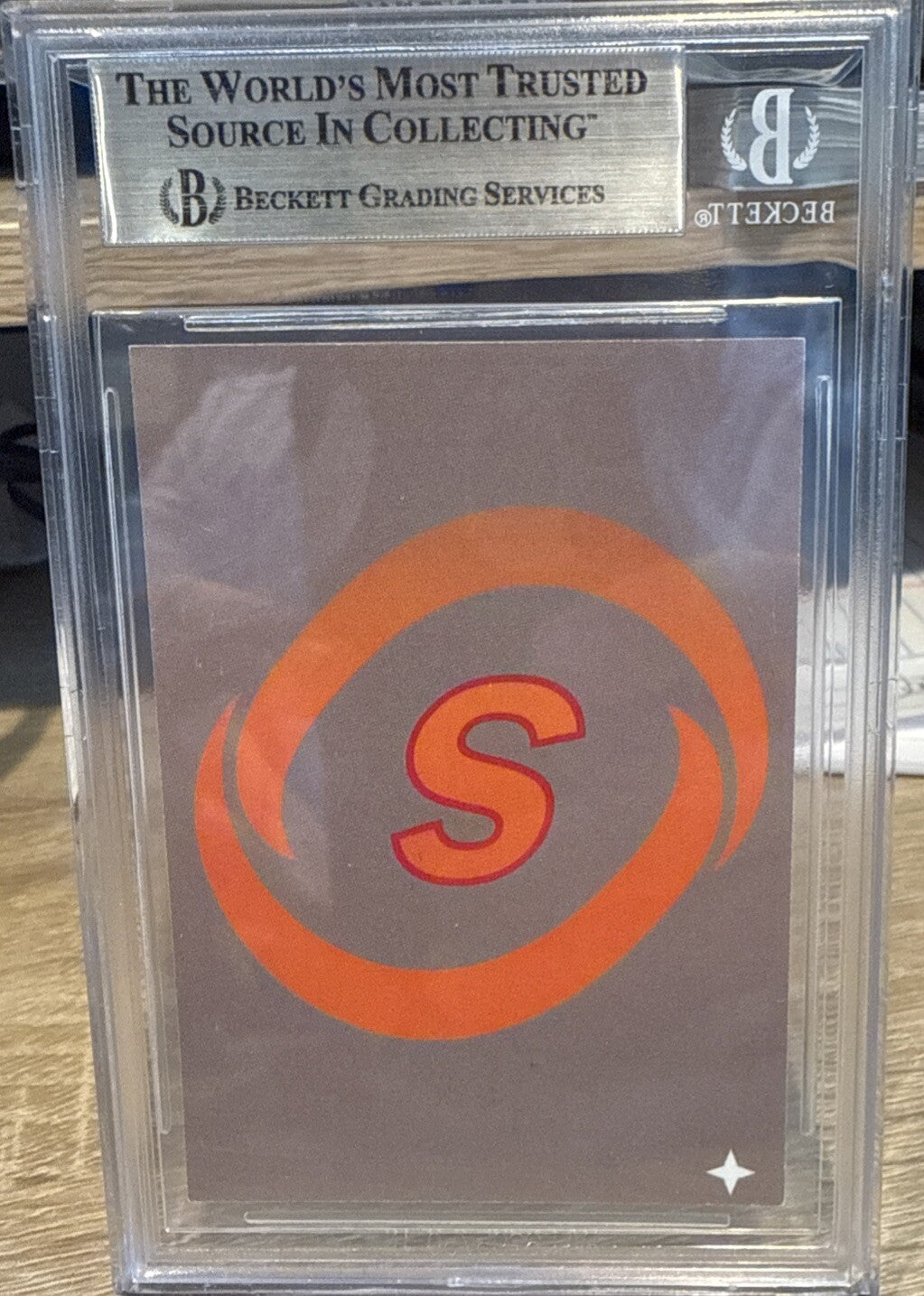 Signed Richard Petty Custom Trading Card NASCAR Beckett BAS Slab