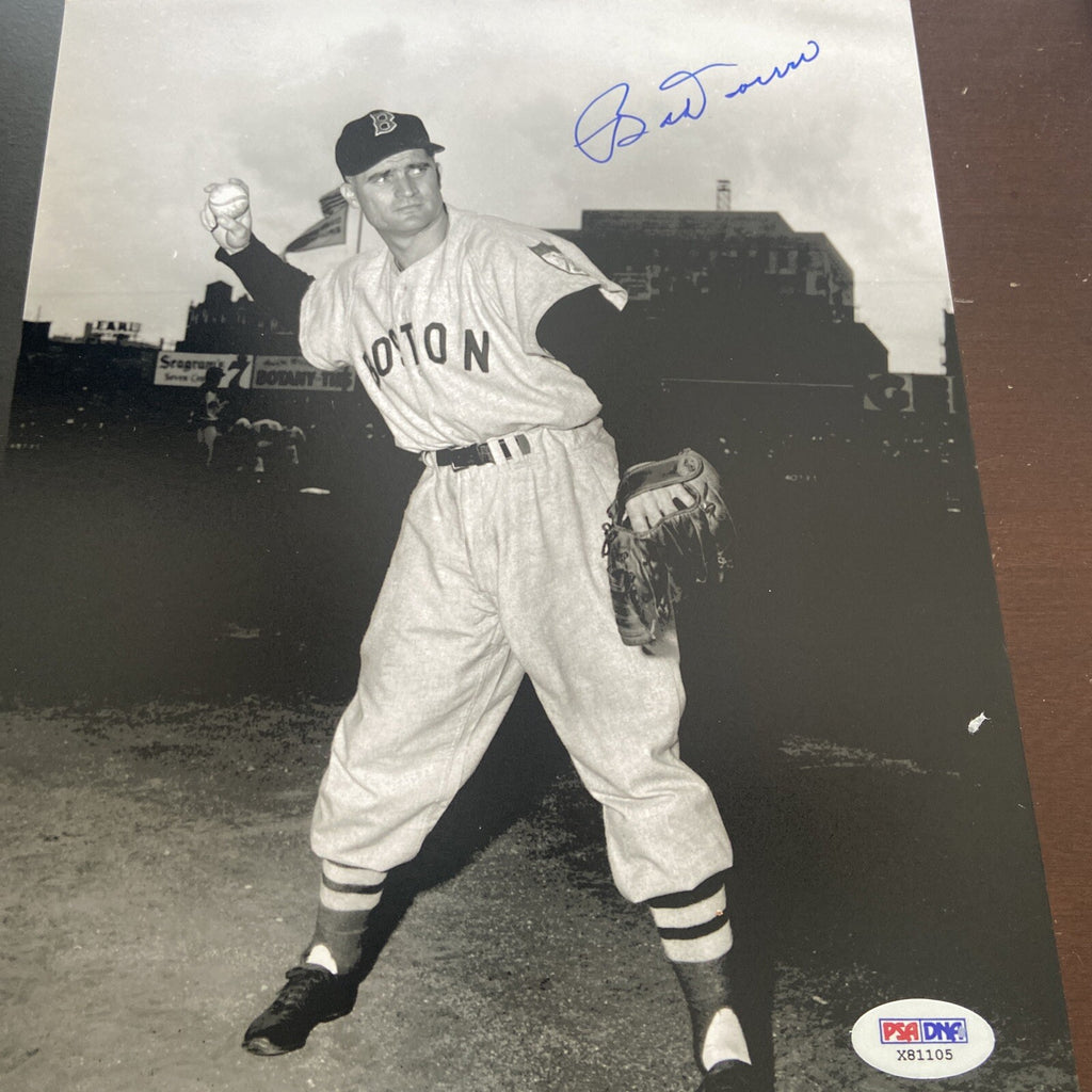 Bob Doerr Red Sox Signed 8x10 Photo Autograph Auto PSA/DNA