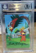 Bob Singer Signed 1994 Cardz Hanna-Barbera “Yogi Bear” #27 Beckett Slab BAS