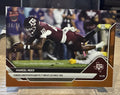 Marcel Reed 2025 Bowman U NOW #37 Orange Foil /25 Texas A&M Aggies Win at LSU